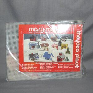 Mary Maxim Plastic Canvas Kit Musical Village General Store #37222 New Unopened
